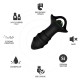  KYLIN DEDAL VIBRADOR & PLUG ANAL CONTROL REMOTO NEGRO - ARMONY 