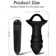  KYLIN DEDAL VIBRADOR & PLUG ANAL CONTROL REMOTO NEGRO - ARMONY 