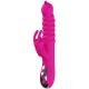  VIBRADOR MULTIFUNCION RABBIT DOBLE LENGUA EFECTO CALOR FUCSIA - ARMONY 