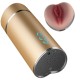  MASTURBADOR VIBRADOR VAGINA DORADO - ARMONY 