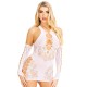  SET MINIVESTIDO & GUANTES BLANCO - LEG AVENUE 