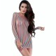 VESTIDO MULTICOLOR S/M - CHILIROSE CR  4334
