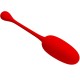  KNUCKER HUEVO VIBRADOR RECARGABLE ROJO - PRETTY LOVE 