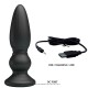  VIBRADOR POTENTE CONTROL REMOTO ANAL PLUG NEGRO - MR PLAY 