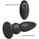  VIBRADOR POTENTE CONTROL REMOTO ANAL PLUG NEGRO - MR PLAY 
