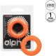  ALPHA ANILLO PROLONG GRANDE NARANJA - CALEXOTICS 