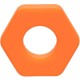  ALPHA ANILLO PROLONG SEXGONO NARANJA - CALEXOTICS 