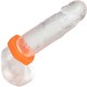  ALPHA ANILLO PROLONG SEXGONO NARANJA - CALEXOTICS 