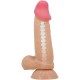  SLIDING SKIN SERIES DILDO REALÍSTICO CON VENTOSA PIEL DESLIZANTE 19.4 CM - PRETTY LOVE 
