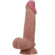  SLIDING SKIN SERIES DILDO REALÍSTICO CON VENTOSA PIEL DESLIZANTE MORENO 19.4 CM - PRETTY LOVE 