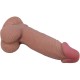  SLIDING SKIN SERIES DILDO REALÍSTICO CON VENTOSA PIEL DESLIZANTE MORENO 19.4 CM - PRETTY LOVE 
