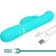  VIBRADOR COALE RABBIT PERLAS VERDE AGUA - PRETTY LOVE 