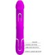  KAMPAS VIBRADOR RABBIT 3 EN 1 MULTIFUNCIÓN CON LENGUA FUCSIA - PRETTY LOVE 