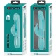  KAMPAS VIBRADOR RABBIT 3 EN 1 MULTIFUNCIÓN CON LENGUA VERDE AGUA - PRETTY LOVE 