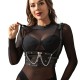  ARNÉS FORMA CORSET DETALLE CADENAS TALLA ÚNICA - SUBBLIME 