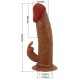  MARION HARNESS BRIEFS UNIVERSAL CON DILDO VIBRACIÓN 19 CM MULATO - PRETTY LOVE 