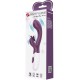 BUTTERFLY KISS VIBRADOR RABBIT & ESTIMULADOR PUNTO G MORADO - PRETTY LOVE 