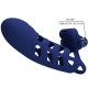  ALTAF ANILLO VIBRADOR CON FUNDA DE SILICONA AZUL - PRETTY LOVE 