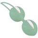  SMARTBALLS DUO BOLAS PELVICAS BLANCO / VERDE PISTACHO - FUN FACTORY 