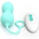  BLOSSOMS PESAS VAGINALES VIBRADOR CONTROL REMOTO 10 VIBRACIONES VERDE - ARMONY 