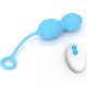  BLOSSOMS PESAS VAGINALES VIBRADOR CONTROL REMOTO 10 VIBRACIONES AZUL - ARMONY 