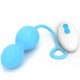 BLOSSOMS PESAS VAGINALES VIBRADOR CONTROL REMOTO 10 VIBRACIONES AZUL - ARMONY 