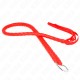  LÁTIGO DE SERPIENTE CON ANILLO DE MANO ROJO 65 CM - KINK 