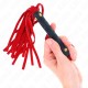  LÁTIGO MINI PIEL DE ANTE ROJO 30 CM - KINK 