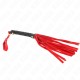  LÁTIGO MINI PIEL DE ANTE ROJO 30 CM - KINK 