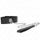  COLLAR CON CORREA 65 CM ANCHO NEGRO AJUSTABLE 33.541 CM X 5 CM - KINK 