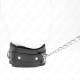  COLLAR CON CORREA 65 CM CON RESTRICCIONES NEGRO AJUSTABLE 3642 CM X 5.5 CM - KINK 