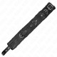  COLLAR CON CORREA 65 CM CON RESTRICCIONES NEGRO AJUSTABLE 3642 CM X 5.5 CM - KINK 