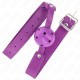  MORDAZA DE BOLA 4.5 CM TRANSPIRABLE MORADO 65 x 2.5 CM - KINK 