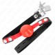  MORDAZA DE BOLA 4 CM SUAVE DE TPE MODELO 4 60 x 2 CM AJUSTABLE 3752 CM - KINK 