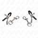  PINZAS PARA PEZONES CON GANCHO 6 CM - KINK 