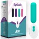  SPLASH JOIE BALA VIBRADORA SILICONA CONTROL REMOTO 10 VIBRACIONES 75 X 19 CM VERDE - ARMONY 