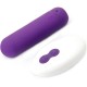  SPLASH JOIE BALA VIBRADORA SILICONA CONTROL REMOTO 10 VIBRACIONES 75 X 19 CM MORADO - ARMONY 