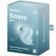  SASSY SEAL ESTIMULADOR & VIBRADOR AZUL - SATISFYER 