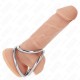  ANILLO PENE TRIPLE METAL CROMADO 3.8 CM A 5 CM MODELO 2 - KINK 