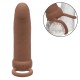 MAXX DOBLE PENETRADOR GRUESO 10 VIBRACIONES MULATO - CALEXOTICS 