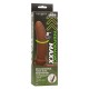  MAXX DOBLE PENETRADOR GRUESO 10 VIBRACIONES MULATO - CALEXOTICS 