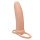  MAXX DOBLE PENETRADOR GRUESO 10 VIBRACIONES NATURAL - CALEXOTICS 