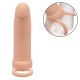  MAXX DOBLE PENETRADOR GRUESO 10 VIBRACIONES NATURAL - CALEXOTICS 