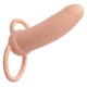  MAXX DOBLE PENETRADOR GRUESO 10 VIBRACIONES NATURAL - CALEXOTICS 