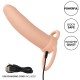  MAXX DOBLE PENETRADOR GRUESO 10 VIBRACIONES NATURAL - CALEXOTICS 
