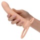  MAXX DOBLE PENETRADOR ACANALADO 10 VIBRACIONES NATURAL - CALEXOTICS 