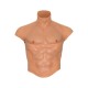  ALTER EGO CAMISETA SILICONA TORSO MASCULINO CON ABDOMINALES NATURAL - HIDDEN DESIRE 