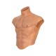  ALTER EGO CAMISETA SILICONA TORSO MASCULINO CON ABDOMINALES NATURAL - HIDDEN DESIRE 