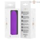  SYMONE BALA VIBRADORA RECARGABLE POR USB 8 VIBRACIONES MORADO 10 X 2.2 CM - INTENSE 