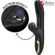  VIBRADOR  HITECH RABITT POR ONDAS CLITORIALES Y  DOBLE PINCHING NEGRO - IBIZA 